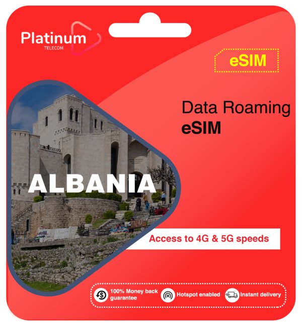 Albania Roaming Data eSim