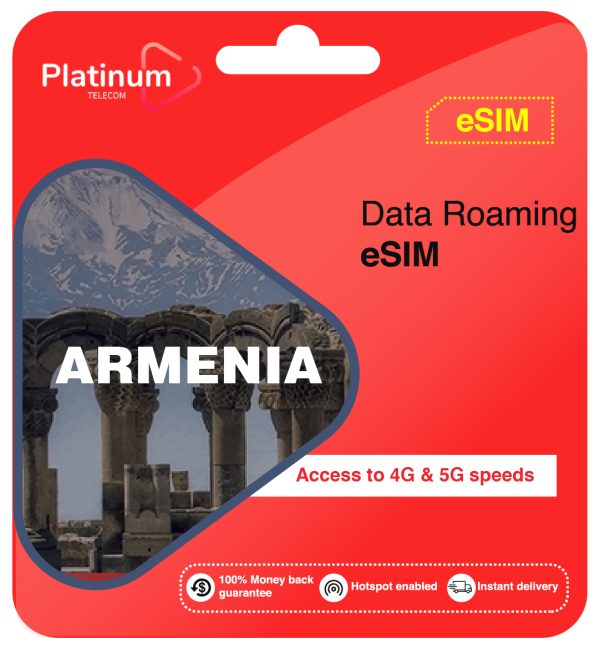 Armenia Roaming Data eSim