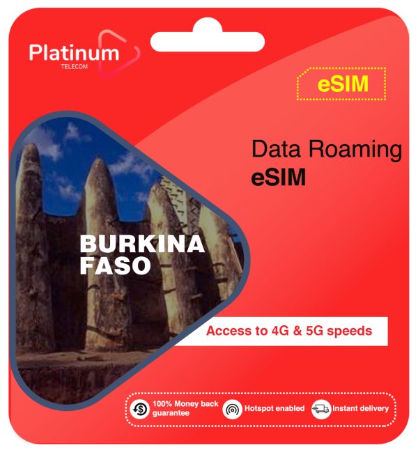 Burkina Faso Roaming Data eSim