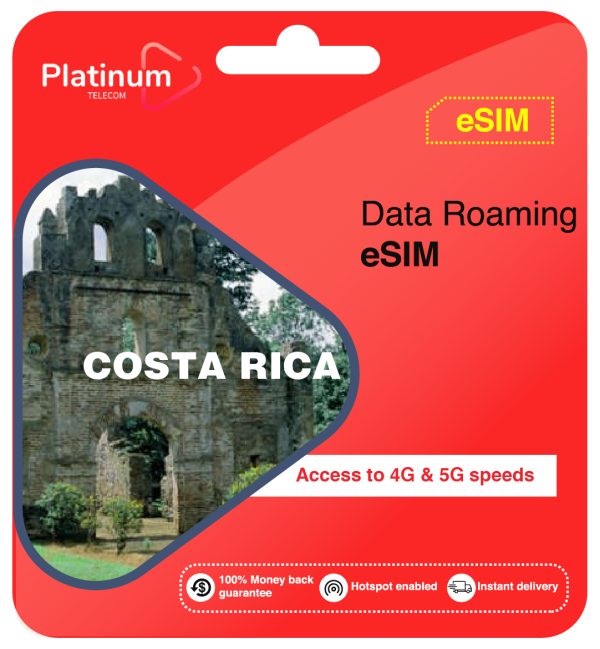 Costa Rica Roaming Data eSim