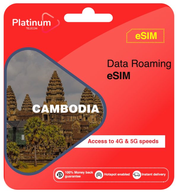 Cambodia Roaming Data eSim