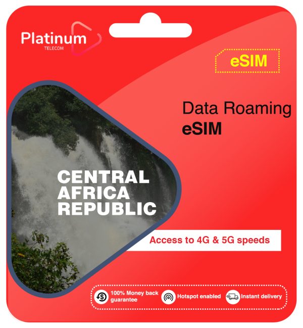 Central African Republic Roaming Data eSim