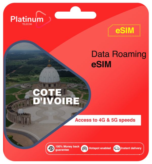 Cote d'Ivoire Roaming Data eSim