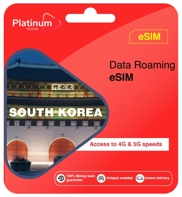 South Korea Roaming Data eSim