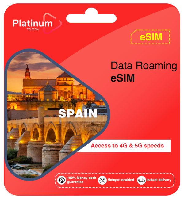 Spain Roaming Data eSim