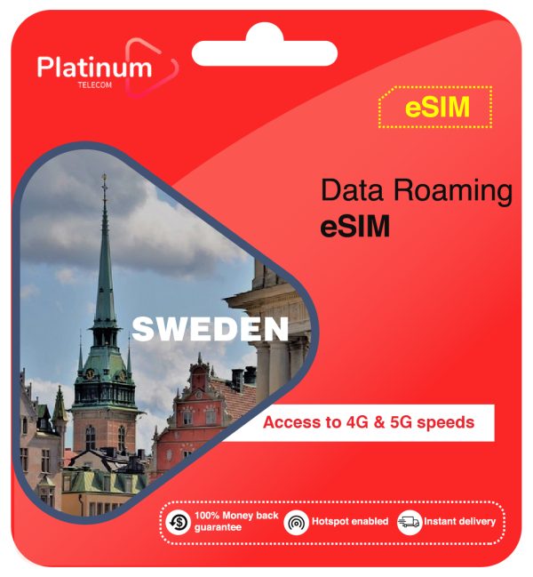 Sweden Roaming Data eSim