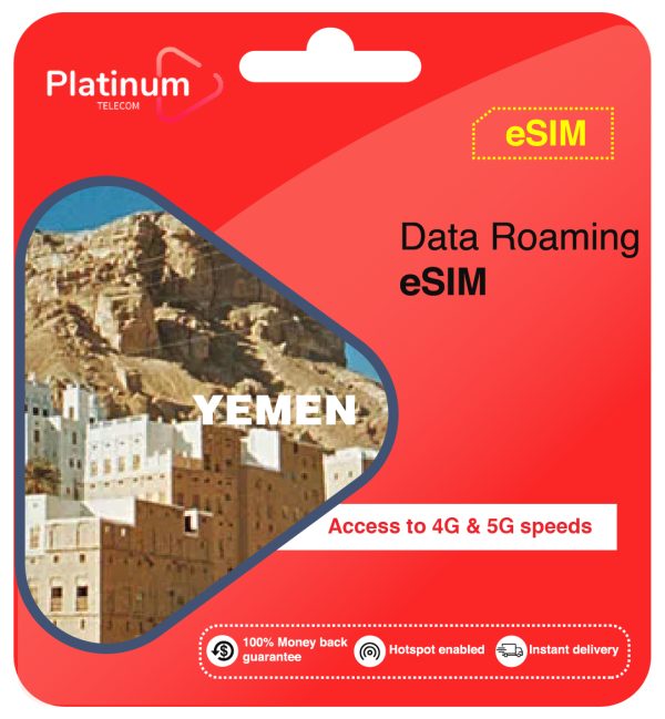 Yemen Roaming Data eSim