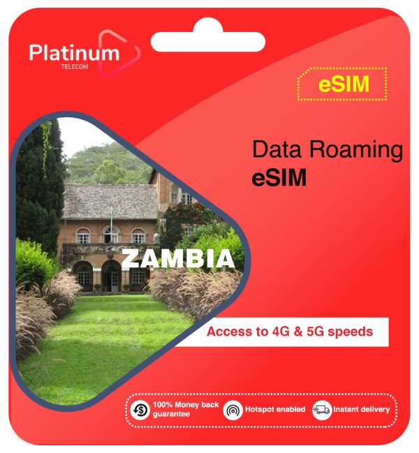 Zambia Roaming Data eSim