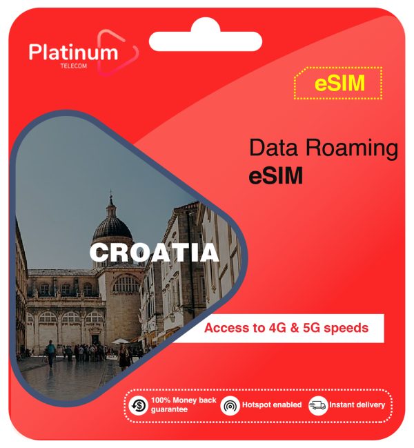 Croatia Roaming Data eSim