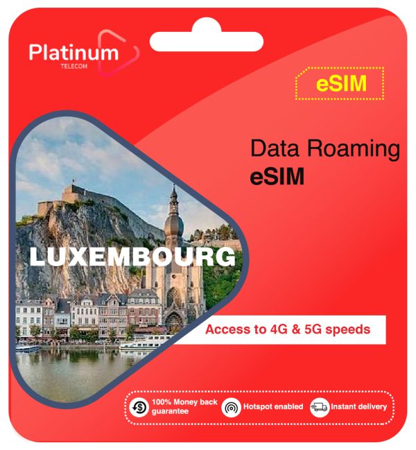 Luxembourg Roaming Data eSim