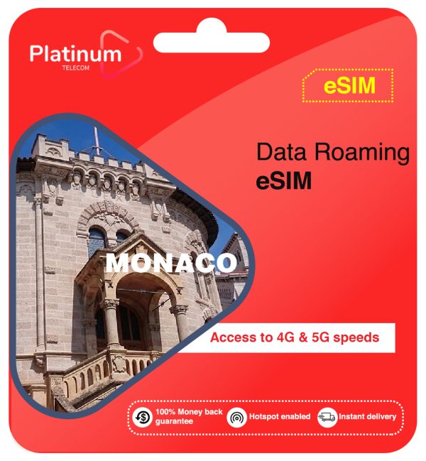 Monaco Roaming Data eSim