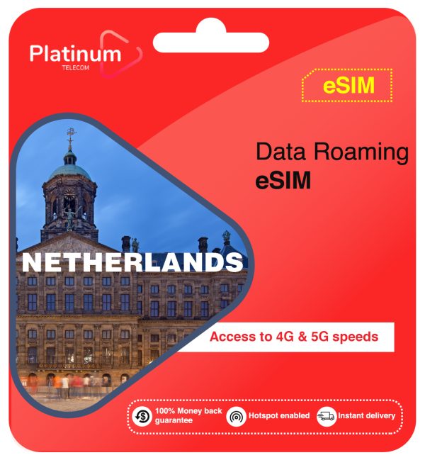 Netherlands Roaming Data eSim