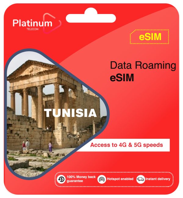 Tunisia Roaming Data eSim