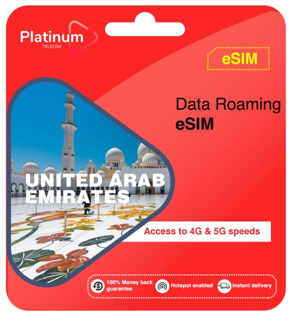 United Arab Emirates Roaming Data eSim