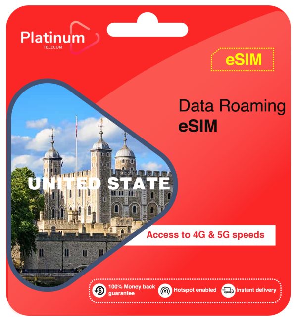 United Kingdom Roaming Data eSim